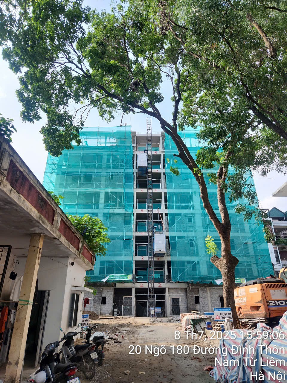 Thi công Khu Nhà ở Công Vụ Cục Hậu Cần